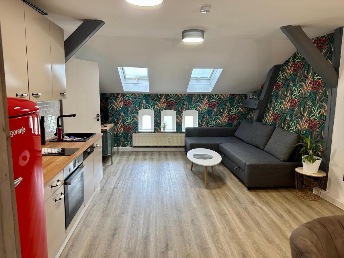 Apartment Zum Bunten Schmetterling Inkl. Parkplatz Erfurt Esterno foto